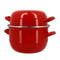 Mosselpan - MENASTYL - 3645562 - Geëmailleerd staal - Zwart - 18 cm - Inhoud 2,7 liter - Geschikt...