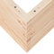 vidaXL - Plantenbak - 80x80x68,5 - cm - massief - grenenhout