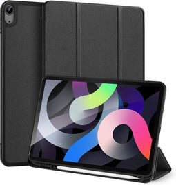 Dux Ducis - Domo Serie folio sleepcover hoes - Geschikt voor iPad Air (2022 / 2020) 10.9 inch - Zwart