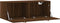 vidaXL - Wandkast - 100x36,5x35 - cm - bewerkt - hout - bruin - eikenkleur