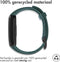 iMoshion Bandje Geschikt voor Huawei Band 6 / Honor Band 6 - iMoshion Siliconen band zwarte gesp met installatiehulp - Groen