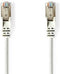 Nedis CAT5e Netwerkkabel - SF/UTP - RJ45 Male - RJ45 Male - 3.00 m - Rond - PVC - Wit - Envelop