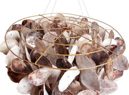 Pole to Pole - Oyster Shade Lamp K15