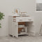 vidaXL - Dressoir - HAMAR - 79x40x80 - cm - massief - grenenhout - wit