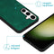iMoshion Hoesje Geschikt voor Samsung Galaxy S24 Hoesje Met Pasjeshouder - iMoshion Uitneembare 2-in-1 Luxe Bookcase - Donkergroen