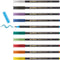Brushpen edding 1340 10st glitter assorti | Set a 10 stuk | 6 stuks