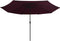 vidaXL - Parasol - met - metalen - paal - 390 - cm - bordeauxrood