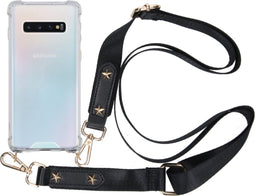 iMoshion Hoesje Geschikt voor Samsung Galaxy S10 Hoesje Met Koord - iMoshion Backcover met strap - Transparant