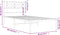 vidaXL - Bedframe - met - hoofdbord - metaal - wit - 80x200 - cm