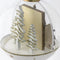 ZEP - Foto Kerstbal Wit Aland voor foto formaat 3,5 x 4,5 cm - rond 10 cm - LS447