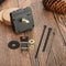 Hicarer-Shaft Quartz-01 - Kwartsklok uurwerk reparatieset - Stille klok - Zwart