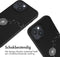 imoshion Hoesje Geschikt voor iPhone 15 Hoesje Met Koord - imoshion Siliconen design hoesje met koord - Zwart / Dandelion Black