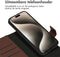 Accezz Hoesje Geschikt voor iPhone 15 Pro Max Hoesje Met Pasjeshouder - Accezz Premium Leather 2 in 1 Wallet Bookcase - Bruin