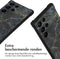 iMoshion Hoesje Geschikt voor Samsung Galaxy S23 Ultra Hoesje Met Koord - iMoshion Design Hoesje met Koord - Zwart / Black Marble