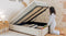 Hypnia - Boxspring - Boxspring 180 x 200 - Bed met opbergruimte - Nira - Praktische Lus voor Opbergruimte