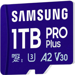 Samsung Pro Plus (2023) - microSDXC - 1TB UHS-1 tot 180/130MB/s - Inclusief SD-adapter