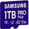 Samsung Pro Plus (2023) - microSDXC - 1TB UHS-1 tot 180/130MB/s - Inclusief SD-adapter