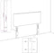 vidaXL - Hoofdbord - 100x5x78/88 - cm - fluweel - donkergroen