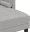 vidaXL - 3-Zits - L-vormige - Sofa - in - Cloud - Grijs - - - 160 - cm - - - Stof