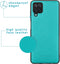 iMoshion Hoesje Geschikt voor Samsung Galaxy A12 Hoesje Met Pasjeshouder - iMoshion Luxe Portemonnee - Turquoise