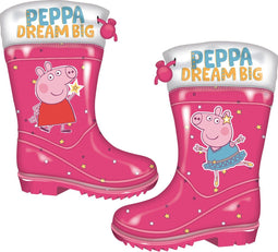 Arditex Regenlaarzen Peppa Pig Dream Big Pvc Roze/wit Mt 32