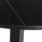 WOOOD Rhonda Eettafel - Eiken - Blacknight - Ø129 cm