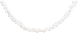 vidaXL - Kerstslinger - ballen - 175 - cm - polystyreen - wit