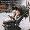 Deryan Rolo X2 XL - Dubbele Buggy - Compact vouwbaar - Zwart