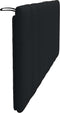 vidaXL - Hoofdbordkussen - 140 - cm - stof - zwart