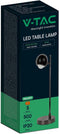 V-TAC VT-7506-B tafellamp - IP20 - Zwarte behuizing - 5 watt - 500 lumen - 3000K