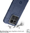 iMoshion Hoesje Geschikt voor Xiaomi 14 Hoesje Siliconen - iMoshion Rugged Shield Backcover - Donkerblauw