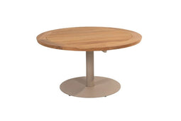 4so - Saba table top natural teak round 130 cm H69