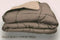 Wasbaar dekbed met vaste hoes - 140x200 - Warm in winter koel in zomer - Donker grijs / Zilver grijs