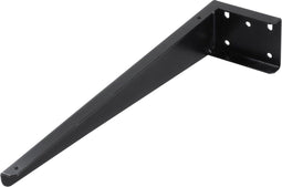 Differnz ophangbeugel - wastafel - gepoedercoat staal - 2.5 x 44 x 7.5 cm - zwart