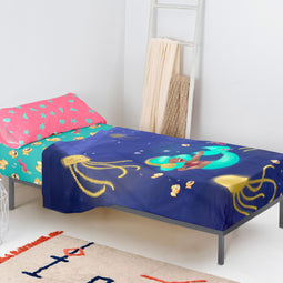 Happy Friday Sheet set 2 pieces Happy mermaid 180x270 cm (Single) Multicolor