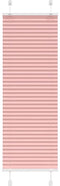 vidaXL - Plissé - rolgordijn - 50x150 - cm - stofbreedte - 49,4 - cm - polyester - roze