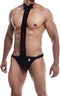 MOB EROTICWEAR - BODY-SUSPENSORY WITH BOW TIE S/M