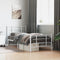 vidaXL-Bedframe-met-hoofd--en-voeteneinde-metaal-wit-90x200-cm