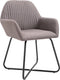 vidaXL - Eetkamerstoelen - draaibaar - 2 - st - stof - taupe