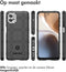 iMoshion Hoesje Geschikt voor Motorola Moto G32 Hoesje Siliconen - iMoshion Rugged Shield Backcover - Zwart