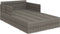 vidaXL - Ligbed - met - kussens - 182x118x63 - cm - poly - rattan - grijs