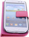 Samsung Galaxy S3 / Neo - Booktype hoes - Krokodil - Fuchsia