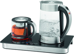 ProfiCook PC-TKS 1056 - 3-in-1 Thee- en Koffiestation - 1,7L Waterkoker 2250W - Zilver en Zwart