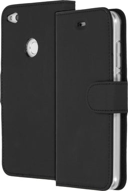 Accezz Hoesje Geschikt voor Huawei P8 Lite (2017) Hoesje Met Pasjeshouder - Accezz Wallet Softcase Bookcase - Zwart