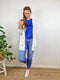 VILA VIRIL OPEN LS KNIT CARDIGAN - Dames - Halflang - Wit - Maat L