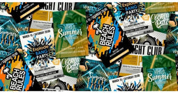Noordwand - Behang - Good - Vibes - Club - Posters - groen - en - oranje
