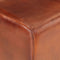 vidaXL - Gymbok - 110 - cm - echt - leer - bruin