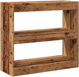 vidaXL - Boekenkast/kamerscherm - 80x30x72 - cm - oud - houtkleurig