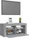vidaXL - Tv-meubel - met - LED-verlichting - 90x35x40 - cm - grijs - sonoma - eiken