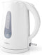Nedis Waterkoker - 1.7 l - Kunststof - Wit - 360 graden draaibaar - Verborgen verwarmingselement - Strix-controller - Droogkookbeveiliging